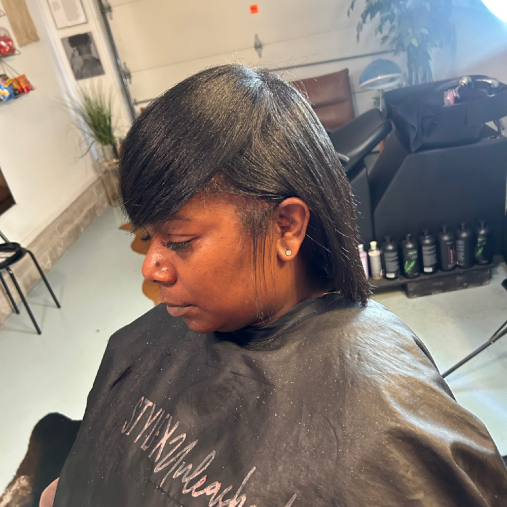 Basic Silk Press + Wash at StyleX Unleashed in Portsmouth, VA