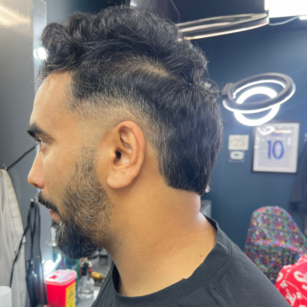 Men’s Hair Cut + Beard Trim- Calli at Elegance barber studios in Aubrey, TX