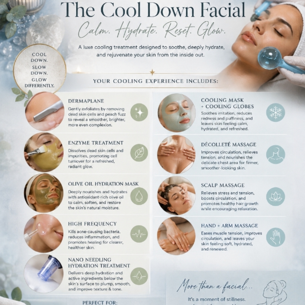 June Special- The Cool Down🤍 at Empowered Elegance By Sami in Yorkville, IL