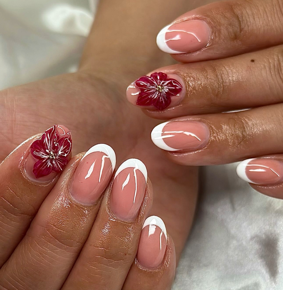 Rubber Gel/Builder Gel Mani at Nailsxfany in Stockton, CA