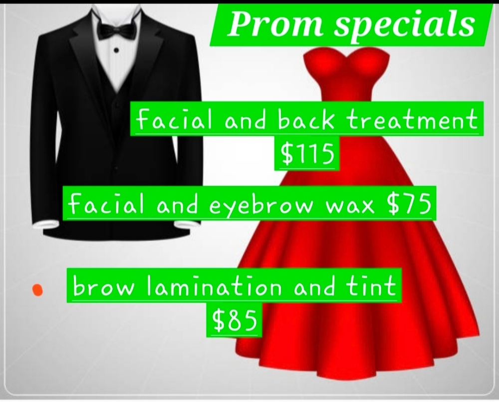 Prom -facial & Back Treatment
