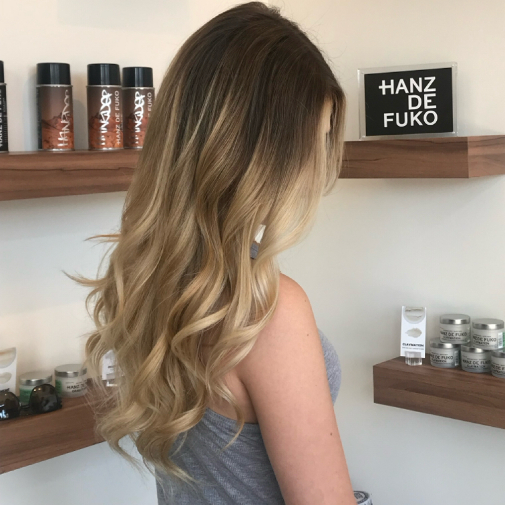 Partial Balyage at Hair Boss Studio in Newport Beach, CA