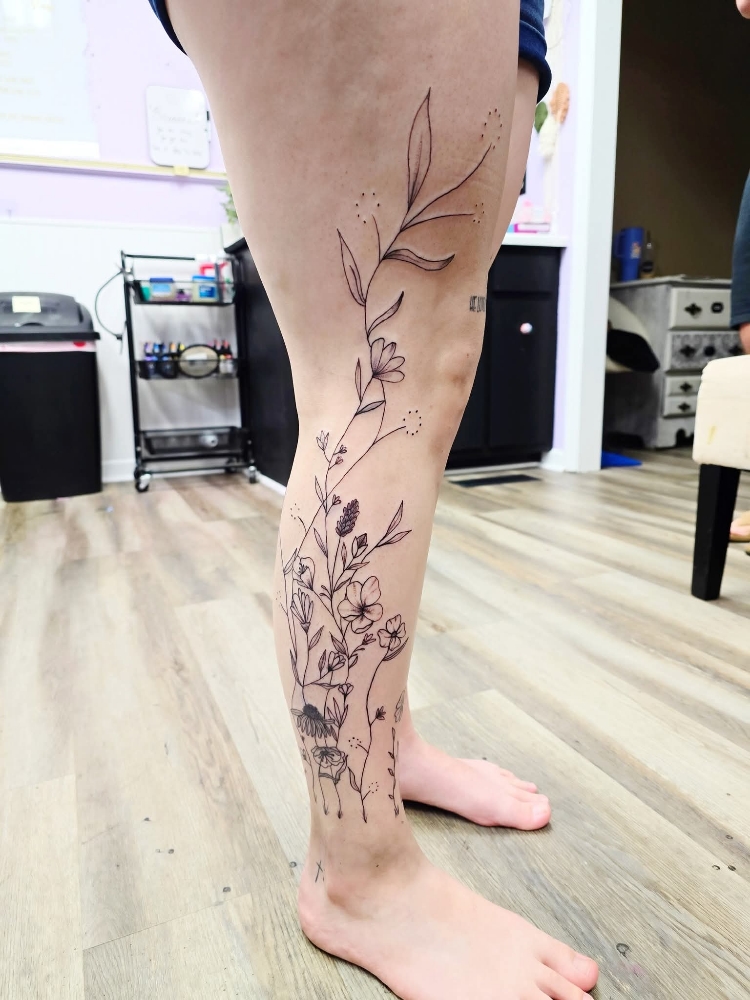 Leg Piece at Ink Therapy in Crossville, TN