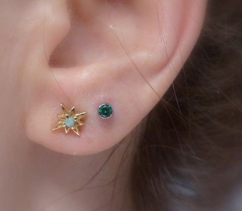 Lobe Piercings (Double) at Makenzie/Serpent & Sage in Watertown, NY