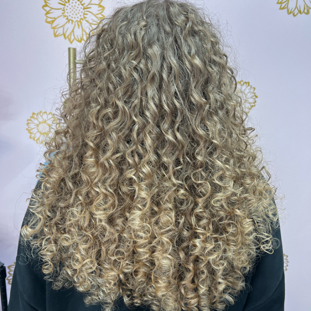 Ouidad Custom Curly Cut at Kasey’s Sunflower Hair Studio in Arlington, VA