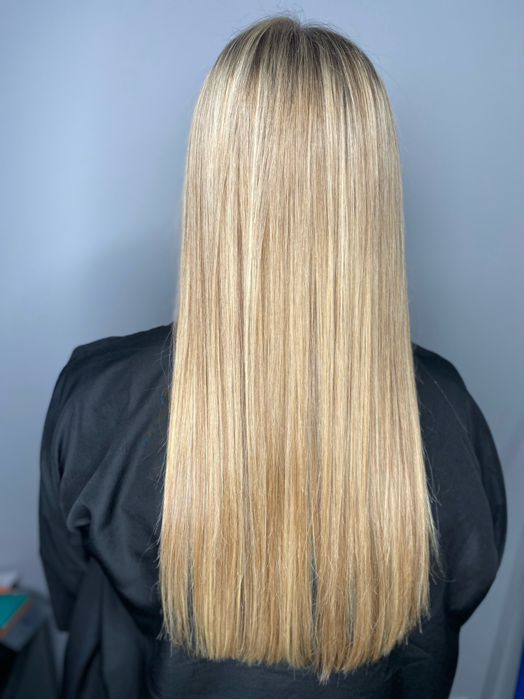 Full Foil Highlights for long hair