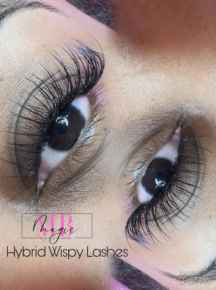 Hybrid Wispy Fullset Eyelashes