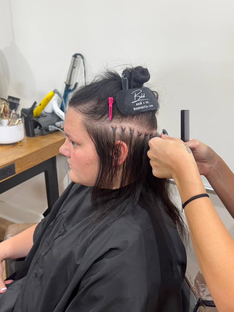 Extension Install (1 Row) at Skylar Hoke in Welsh, LA