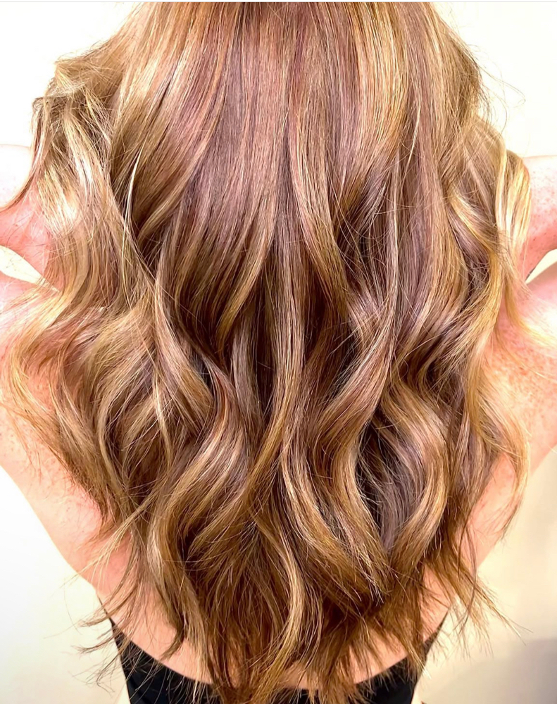 Balayage And Haircut