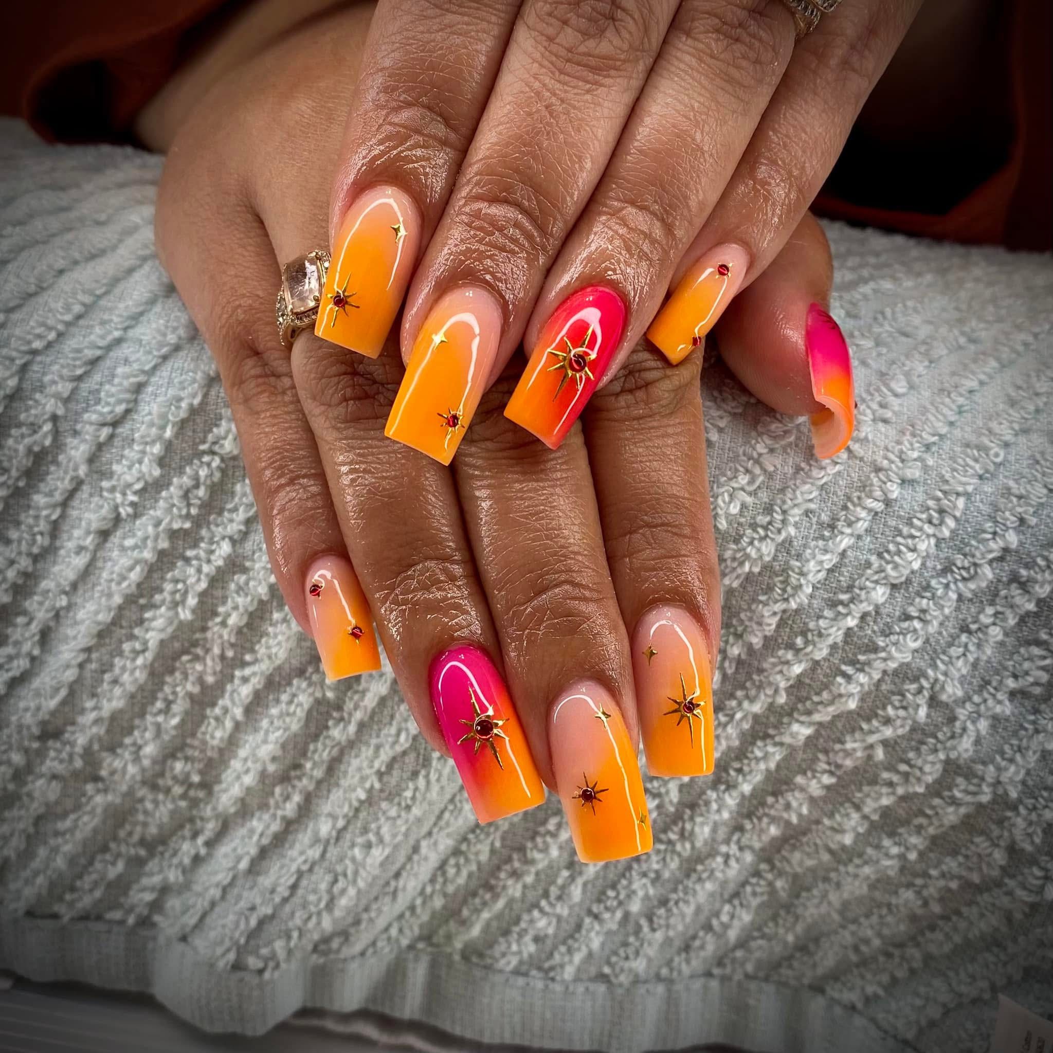 Medium Acrylic Full Set (4-5)