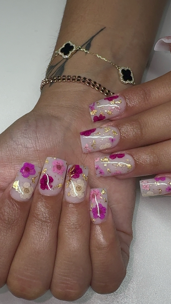 Medium/Short Acrylic Full set