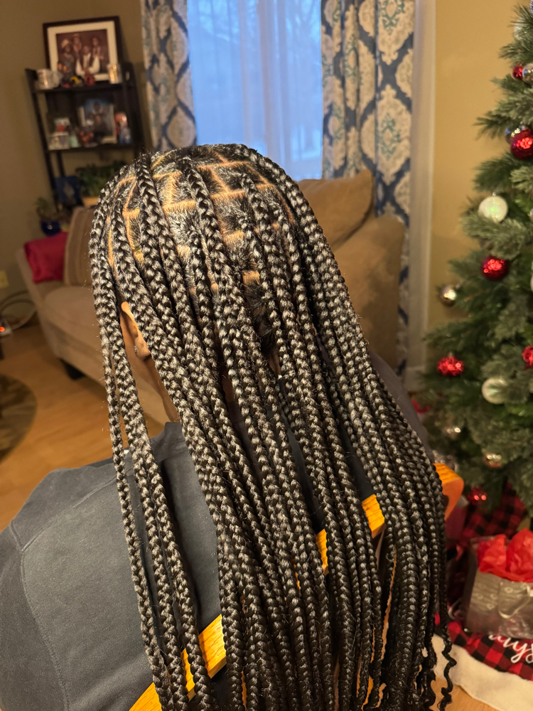 Medium Knotless Braids ~ MSU ONLY
