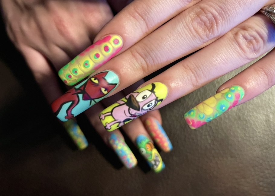 Character Nail Art at NailsByBee in Colorado Springs, CO