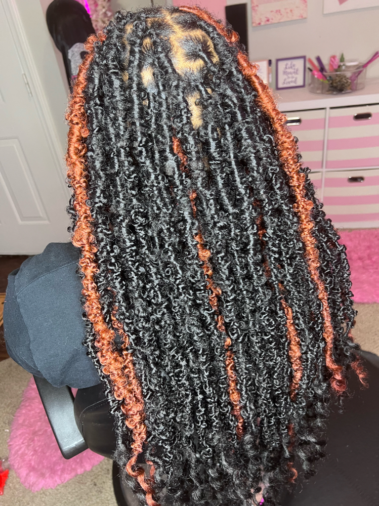 24" (BL) Goddess Butterfly Locs