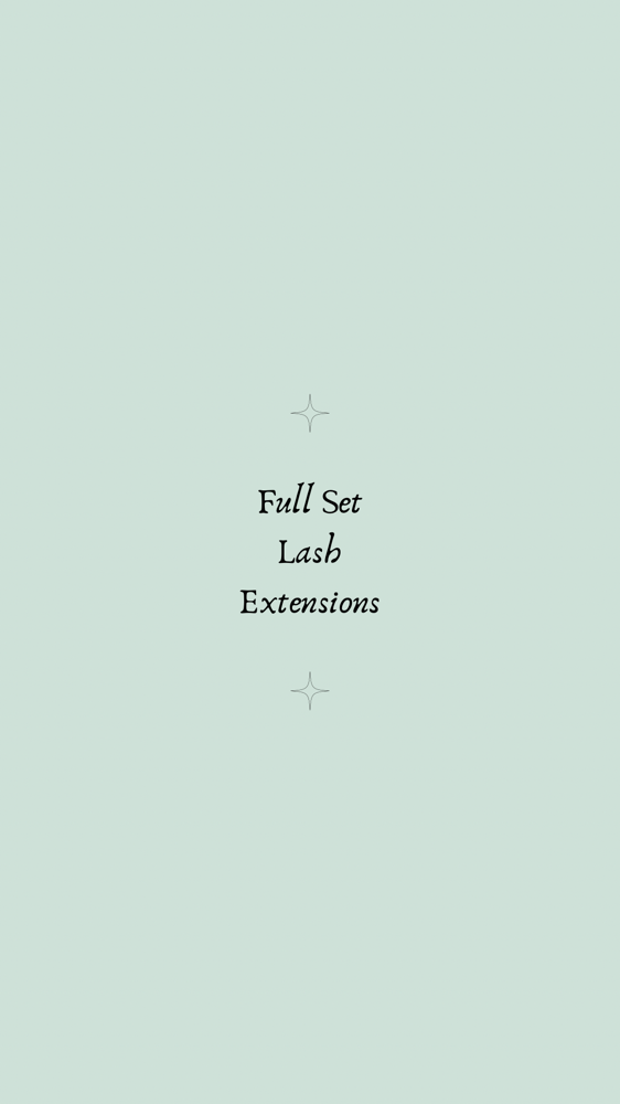 Lash Extensions (Full Set)