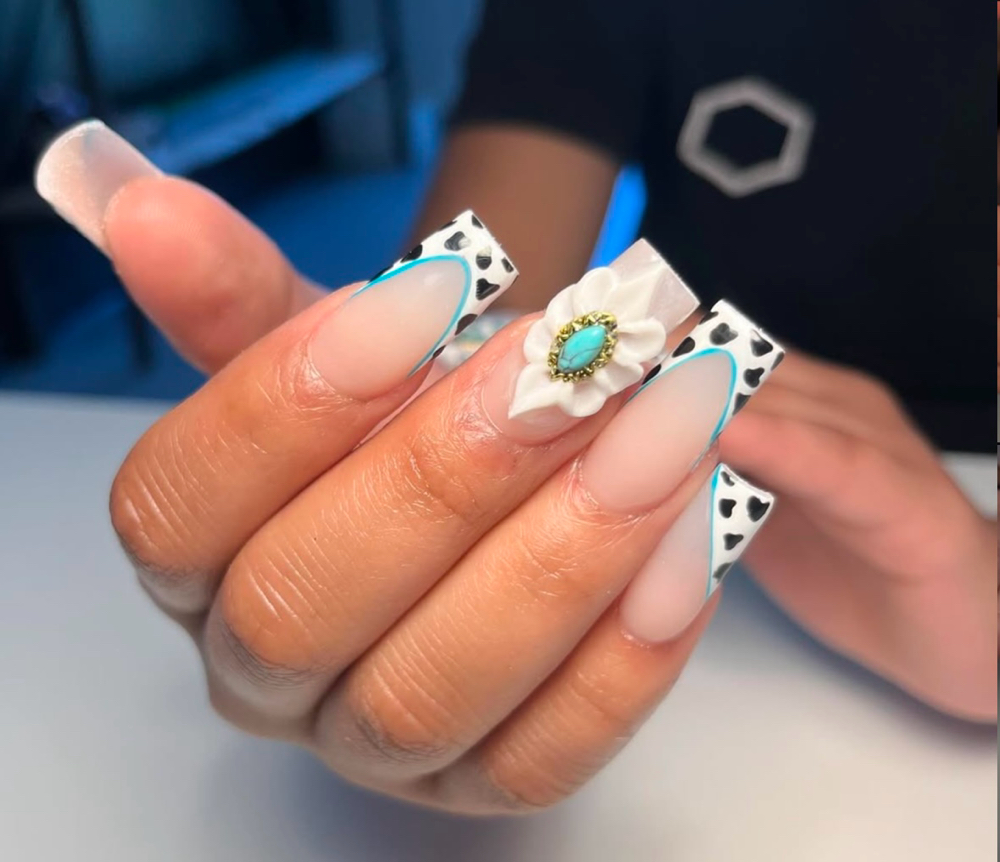 Long Acrylic Full Set at MicalasMethod in Ut, UT