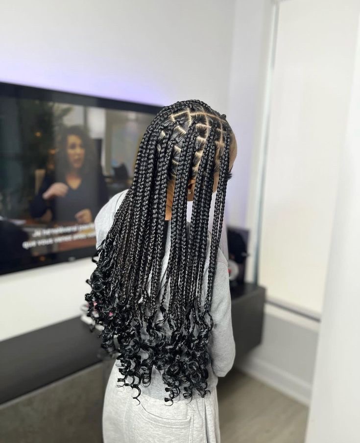 Medium Knotless Braids~Waist Length at Slayb.yshae in Dickson, TN
