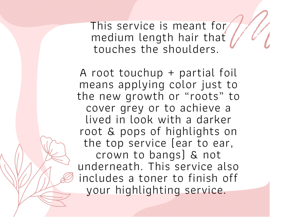 Root Touchup+ Partial Foil (medium)