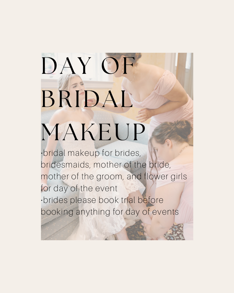 Day Of Bridal Makeup