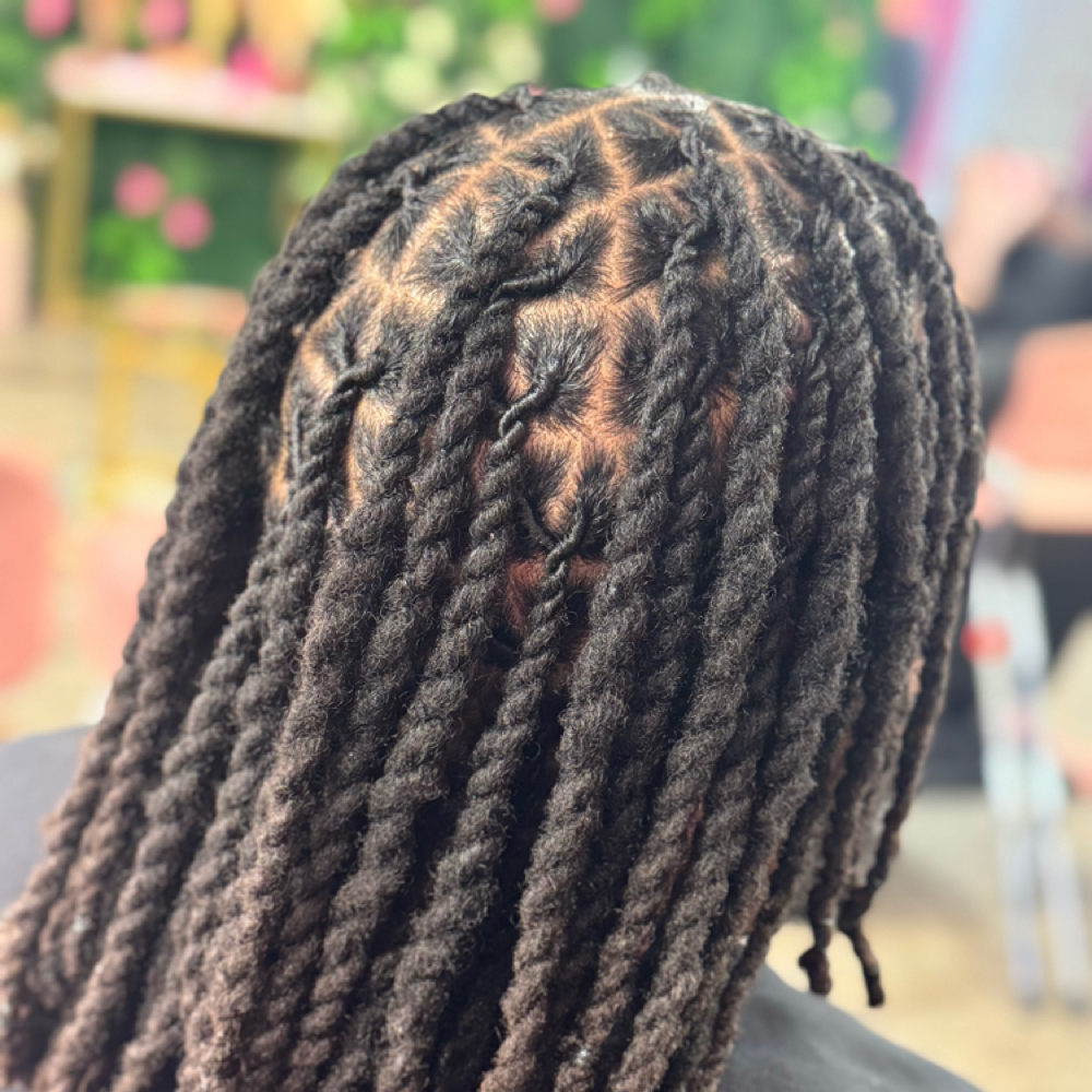 Adult Two Strand Style at Dee Did’em in Kinston, NC
