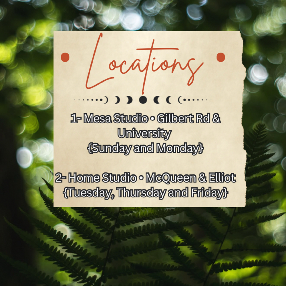 📍LOCATION • Mesa Or Gilbert at Beauty By Kelsey in Mesa, AZ