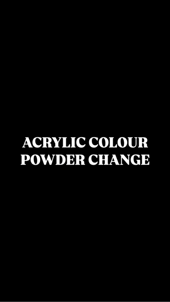 Acrylic Colour Powder Change