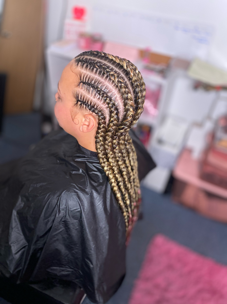 8 Feed In Braids