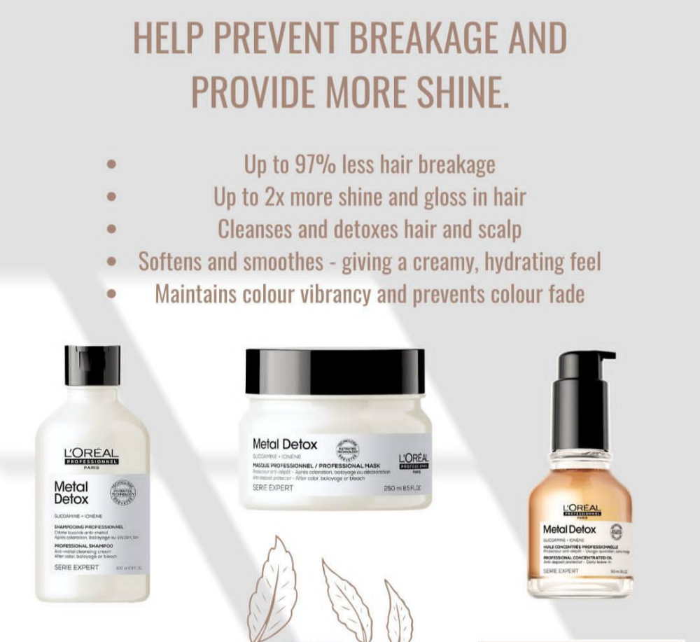 Metal Detox Treatment W/ Blowdry