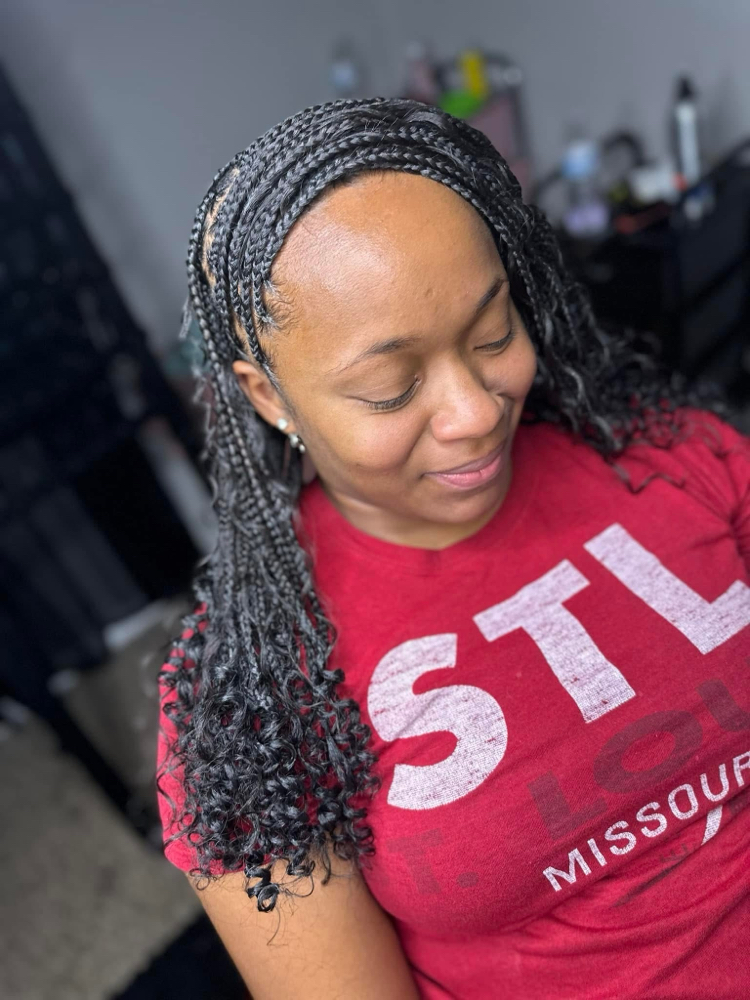 30” Shoulder Length Knotless at Crowned By Cierra in Augusta, GA