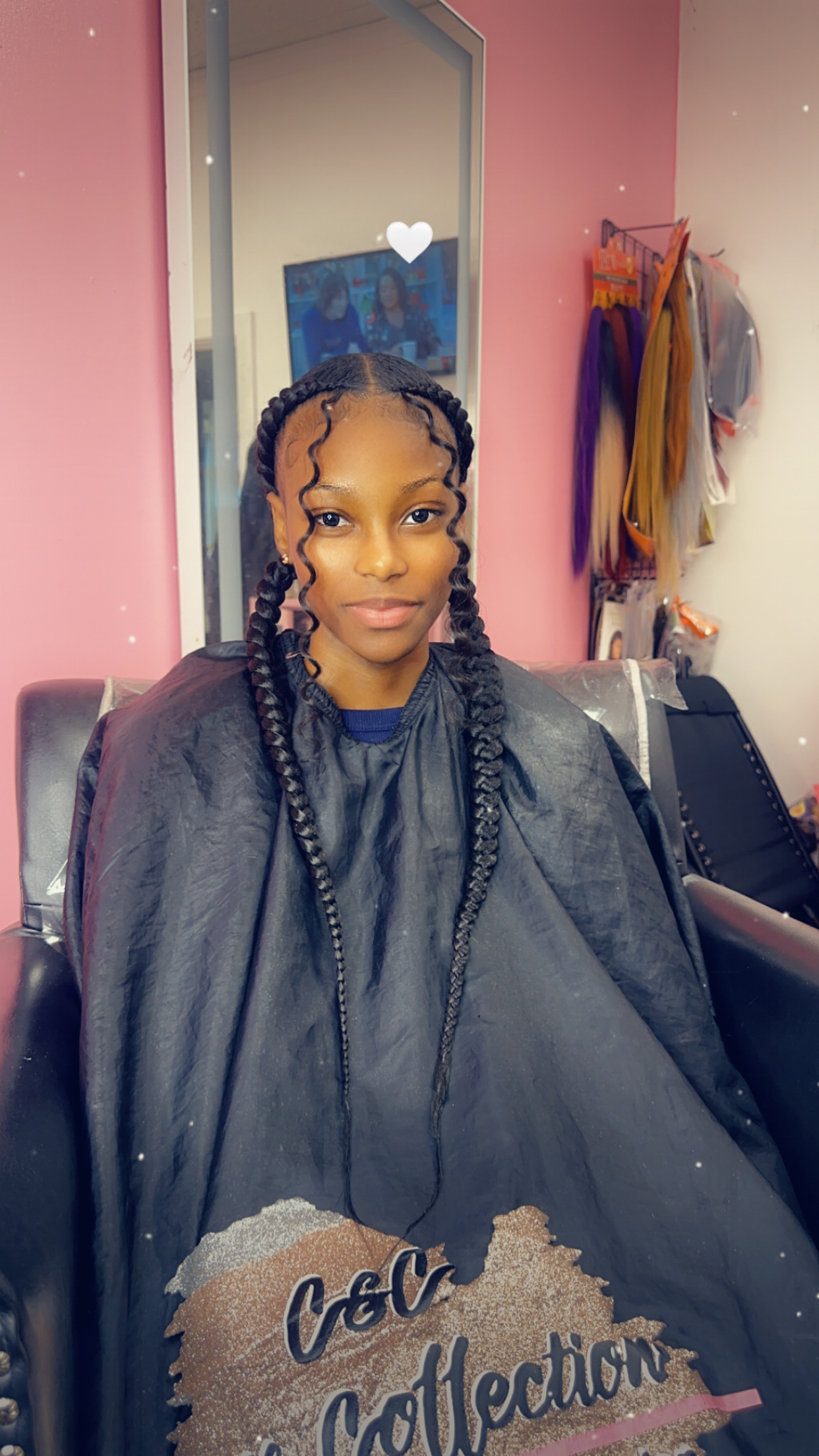 2 Feedin Braids (YOUTH) at C&C Hair Collection in Palos Hills, IL