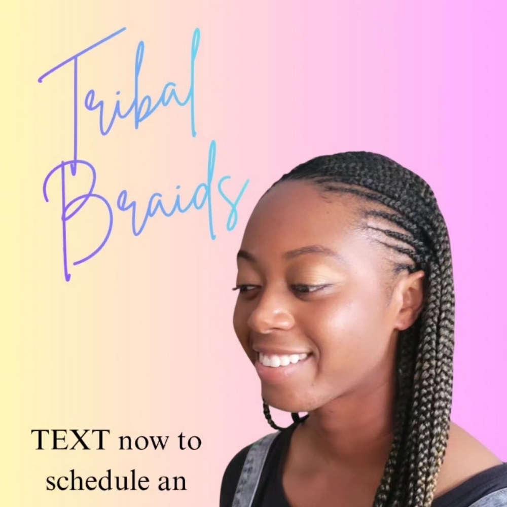 Tribal Braids at A'TEVO HAIR STUDIO in Fredericksburg, VA