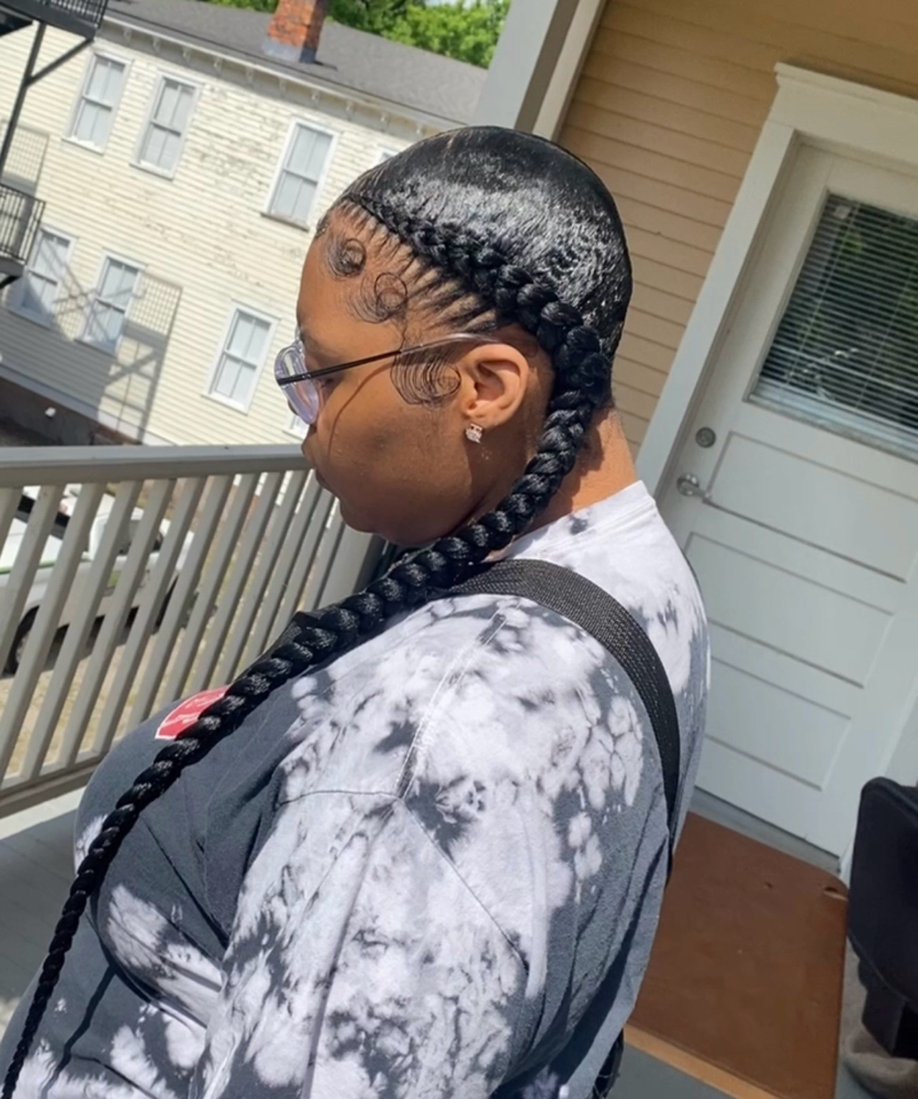 2 Indian Braids