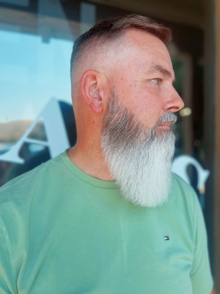 Mens Long Beard Shaping (no Shave)