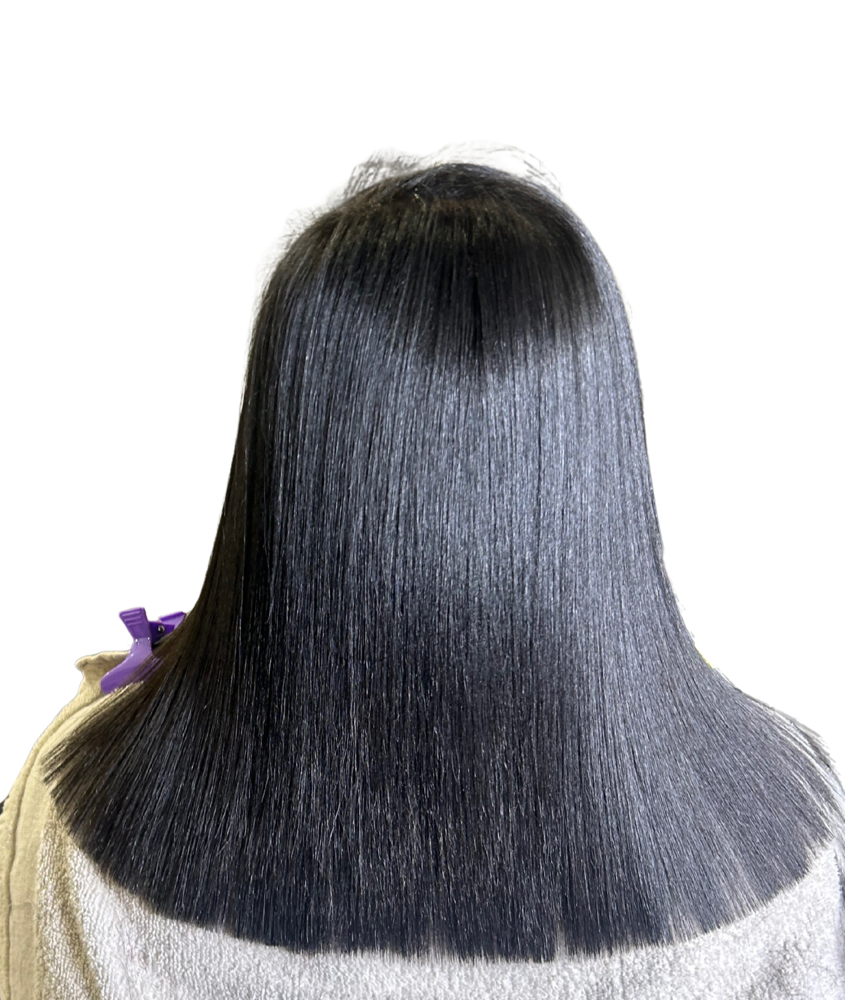 Keratin Treatment + Silk Press