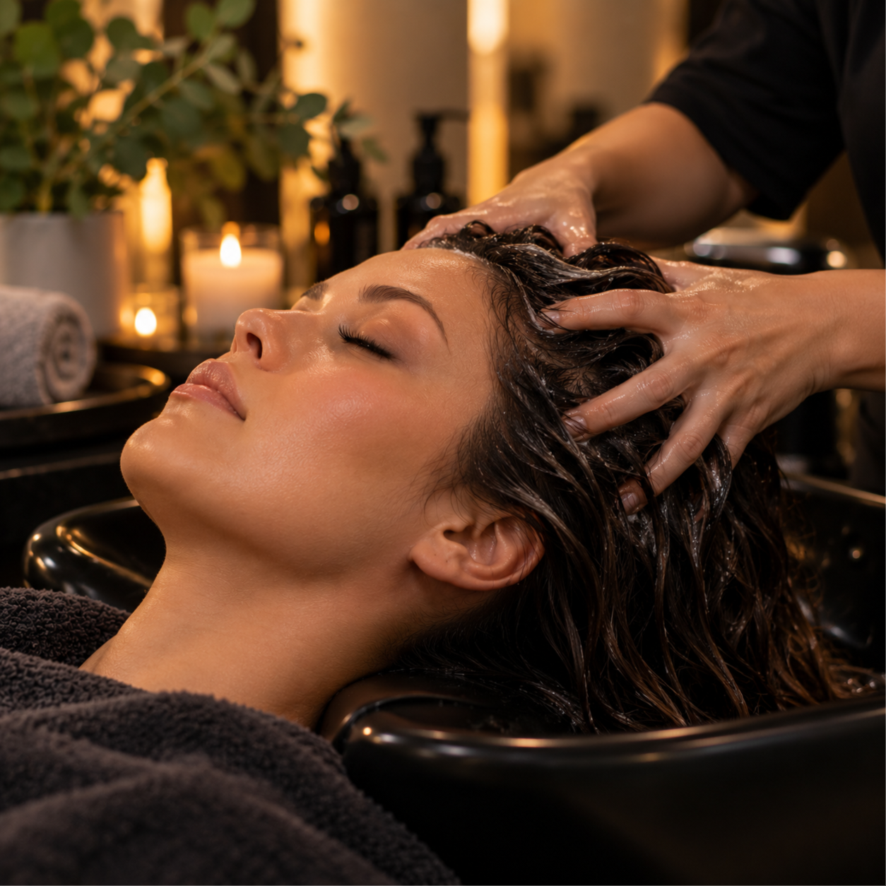Additional Scalp Massage at The Heiwa Head Spa in Fort Myers, FL