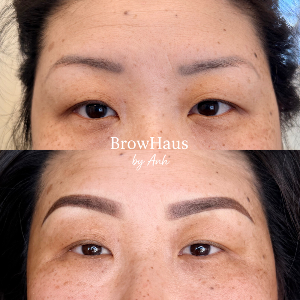 Ombre Powder Brows - Correction at BrowHaus by Anh in Hermosa Beach, CA