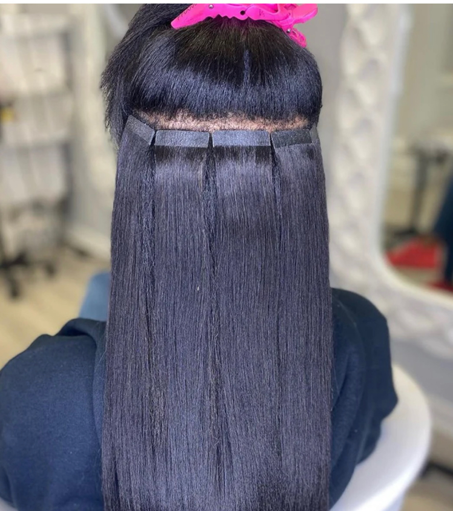 Tape In Extentions Install