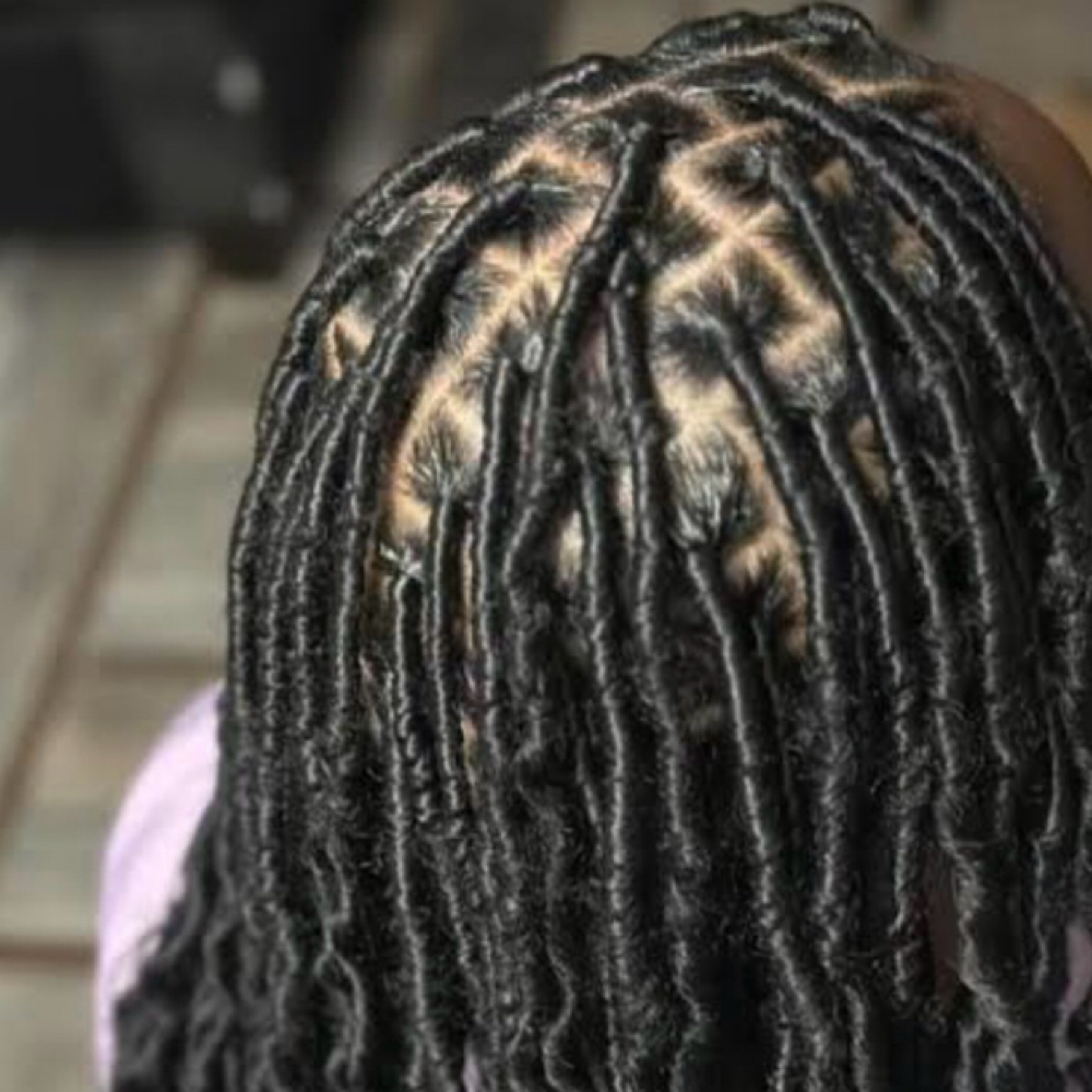 Faux Locs at The Braid Society in Olive Branch, MS