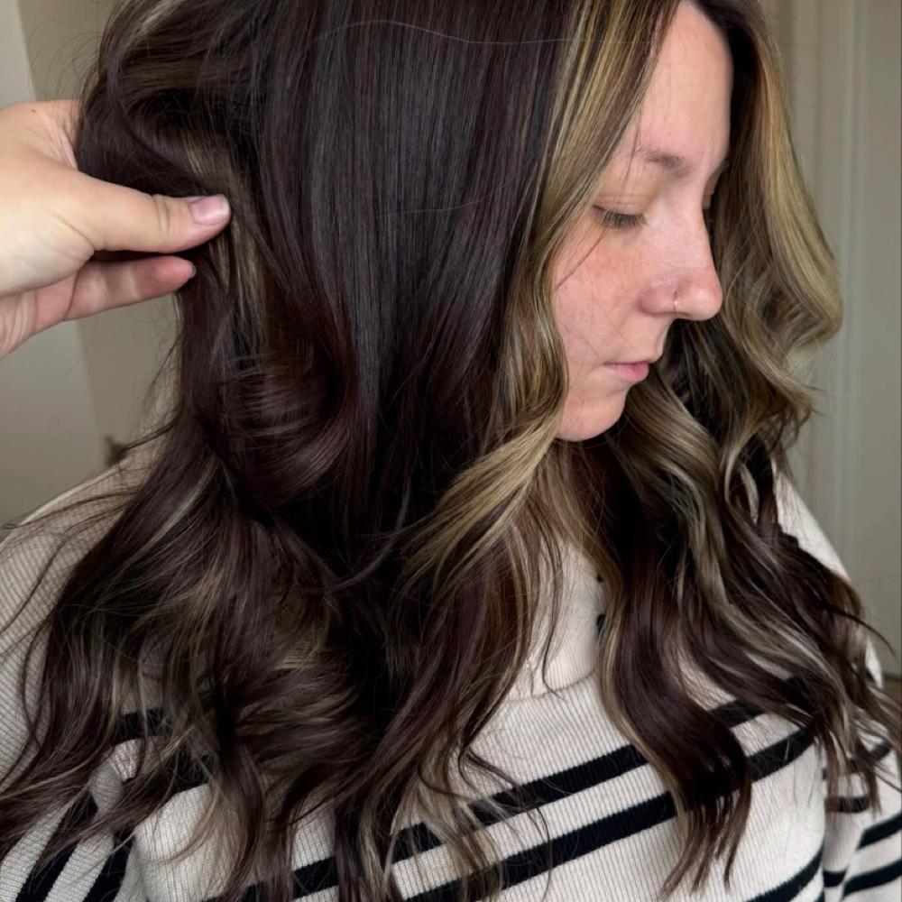 Halo Highlight at Pin it Up Hair Studio in East Greenville, PA