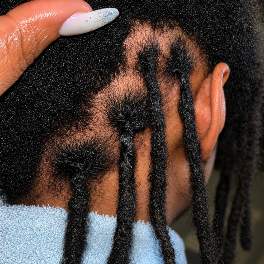 Instant Starter Locs at DeLisha Doin’ Locs Well in Charlotte, NC