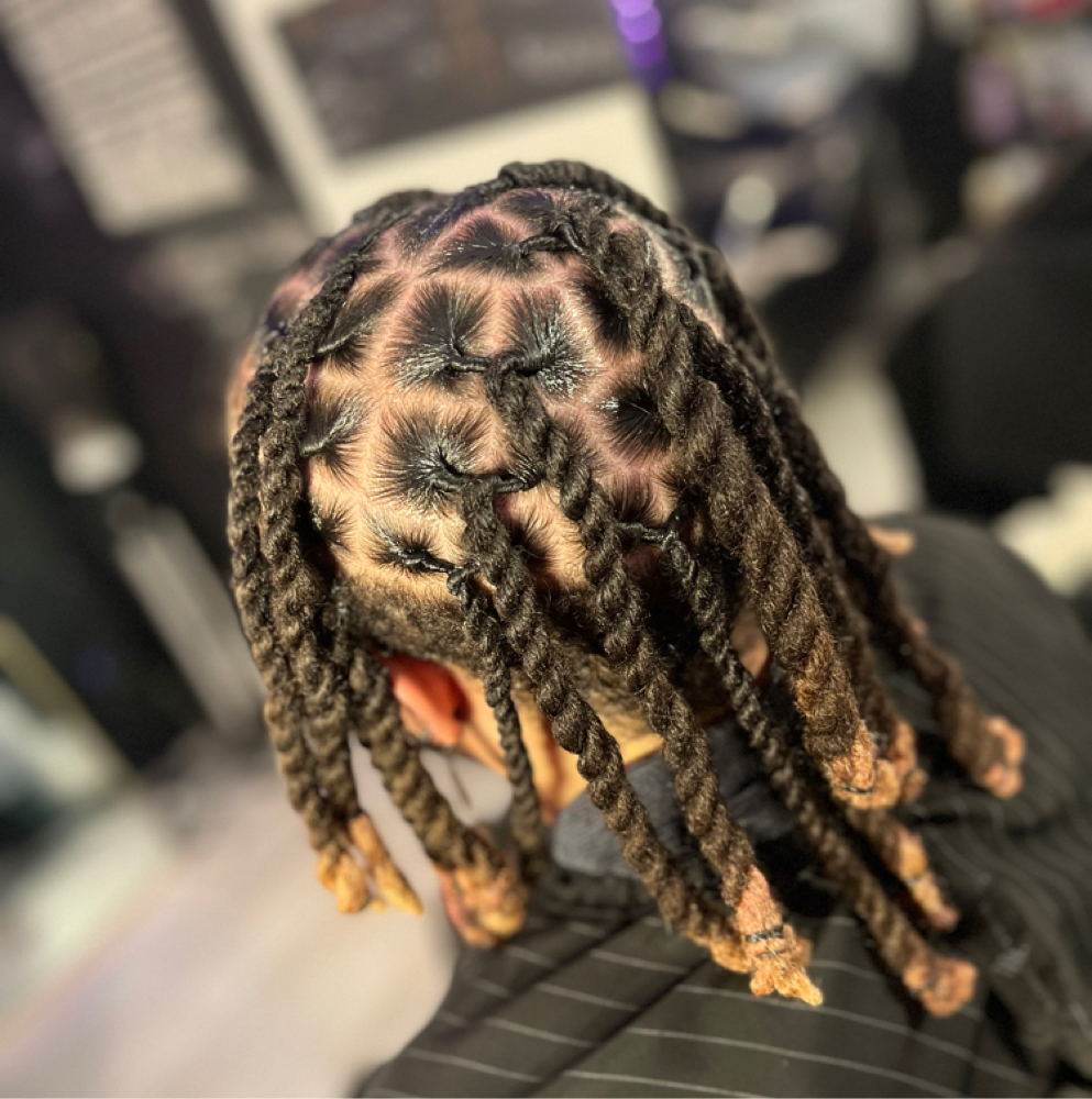 Loc Maintenance (Root Retwist Only) at Justin Styles At SD Salon Studios in Columbia, MD
