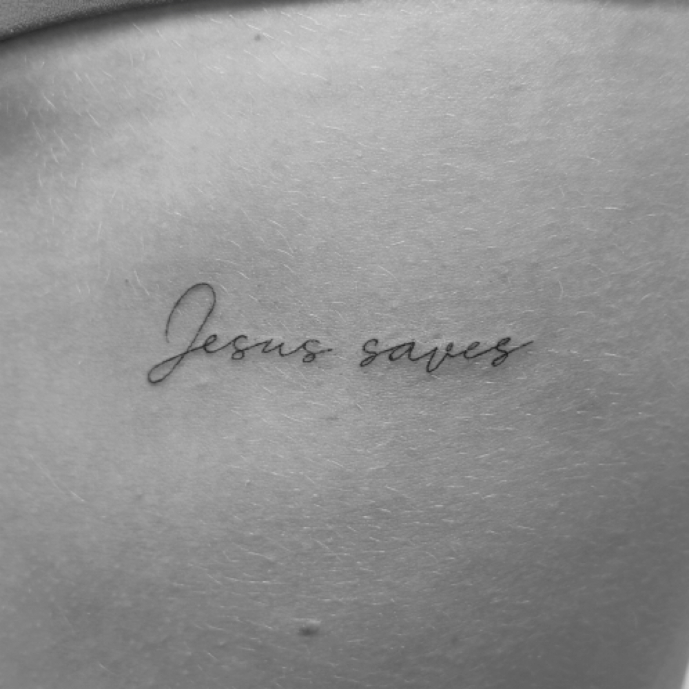 SMALL WRITING / QUOTE TATTOO at Ella Foust @ Native ink Tattoo in elwood, IN