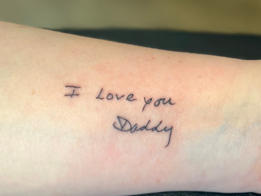 SMALL WRITING / QUOTE TATTOO