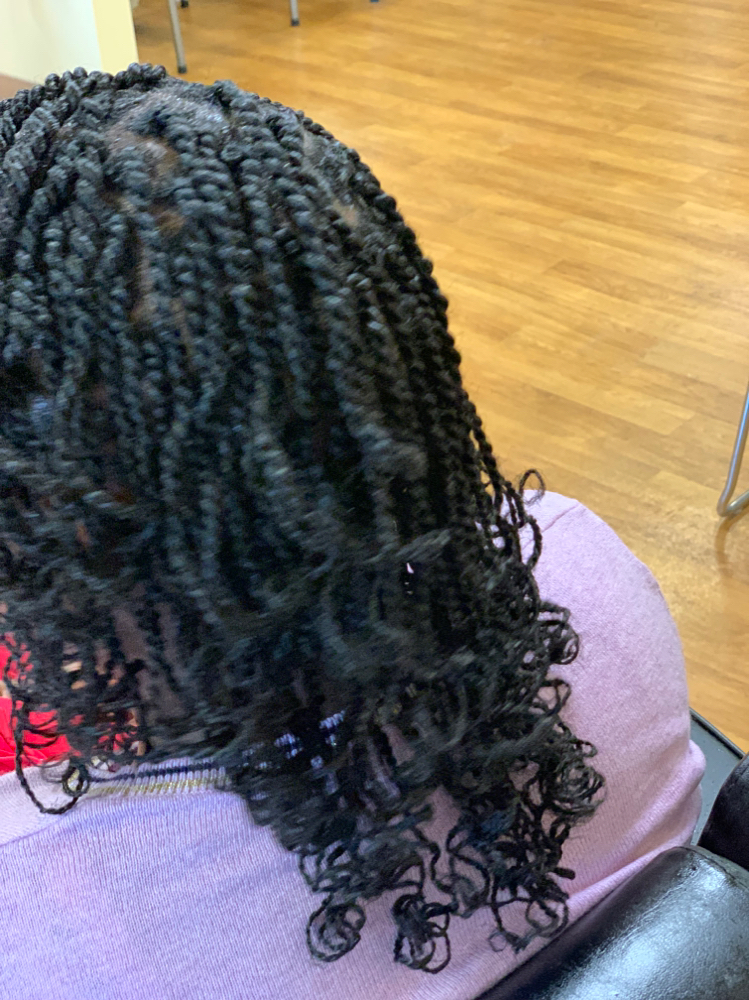2 Strand Twists Added Hair