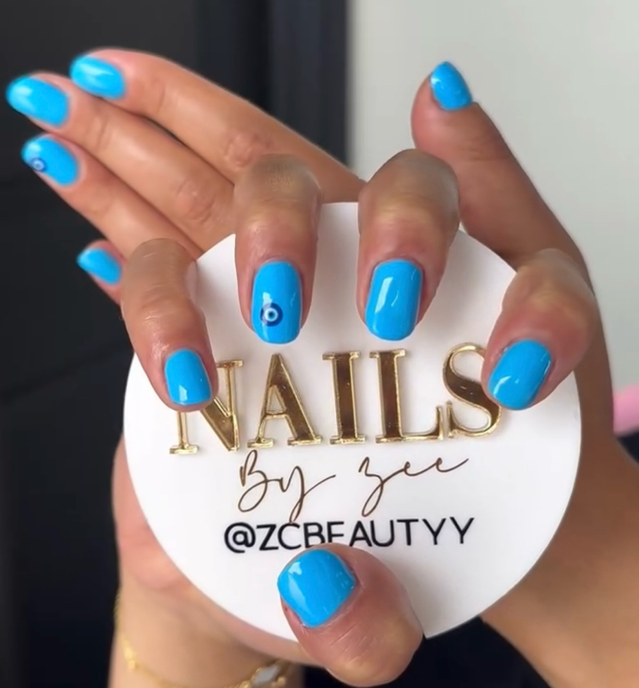 Russian Mani W Shellac at Zcbeautyy in Canton, MI