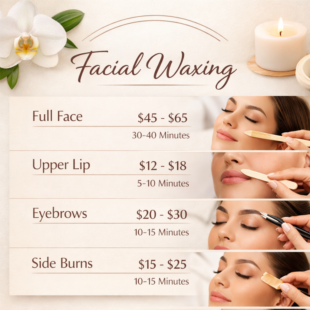 Full Face Wax at Cataleya's Nail Salon and Boutique in Phoenix, AZ