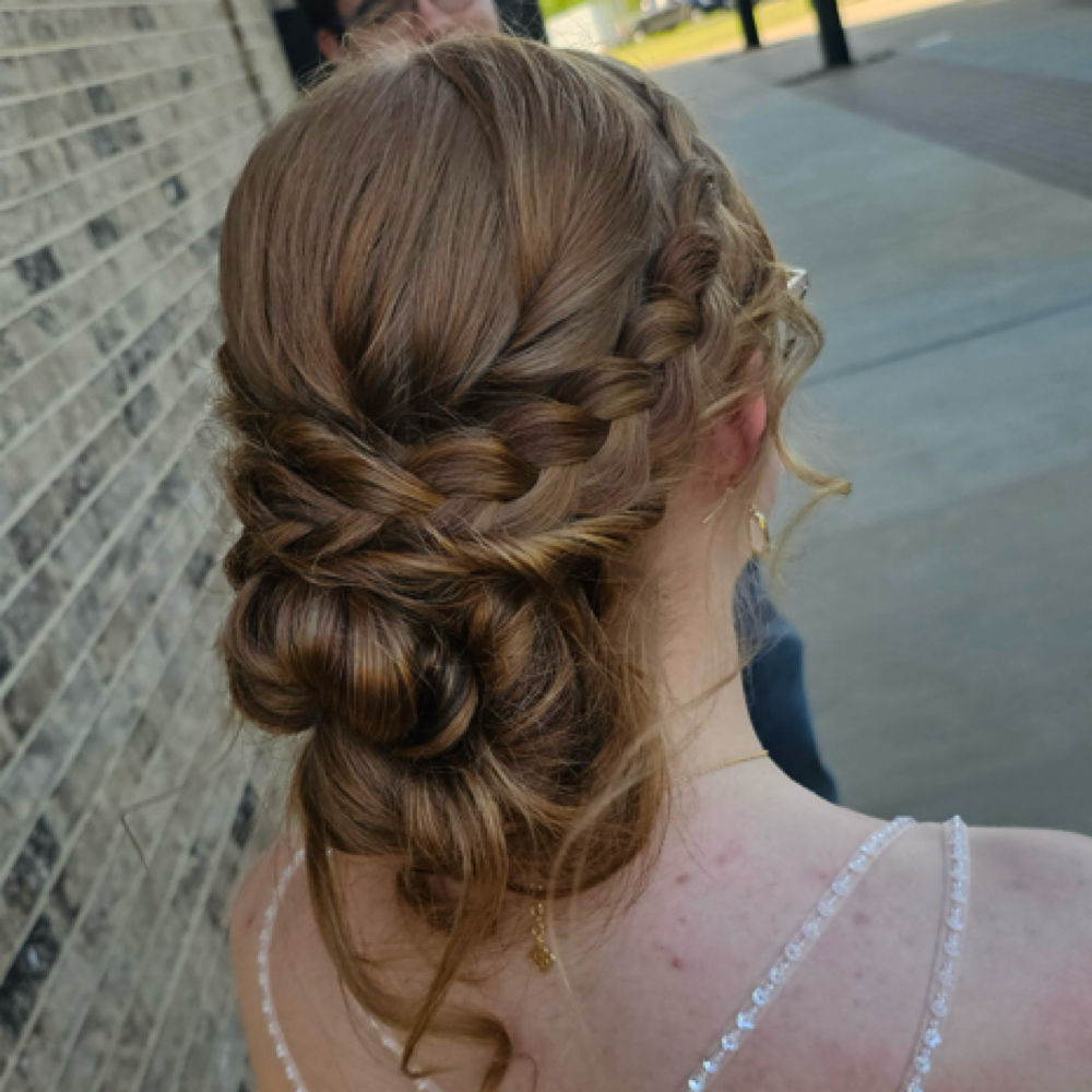 Prom/Bridesmaid Updo at Styled by Molly in Tyler, TX