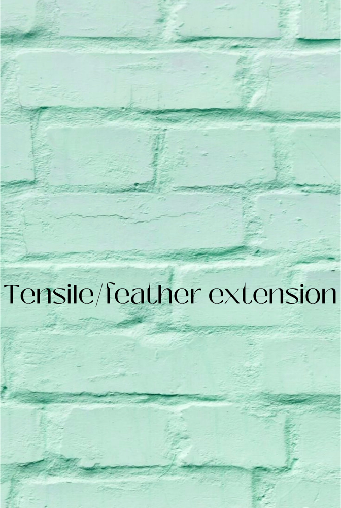 Tensile/Feather Extension Each