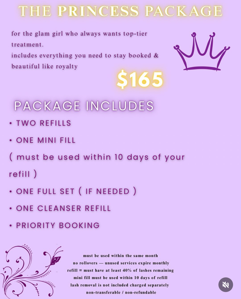 The Princess Package at KK Beauty Kouture in North Babylon, NY