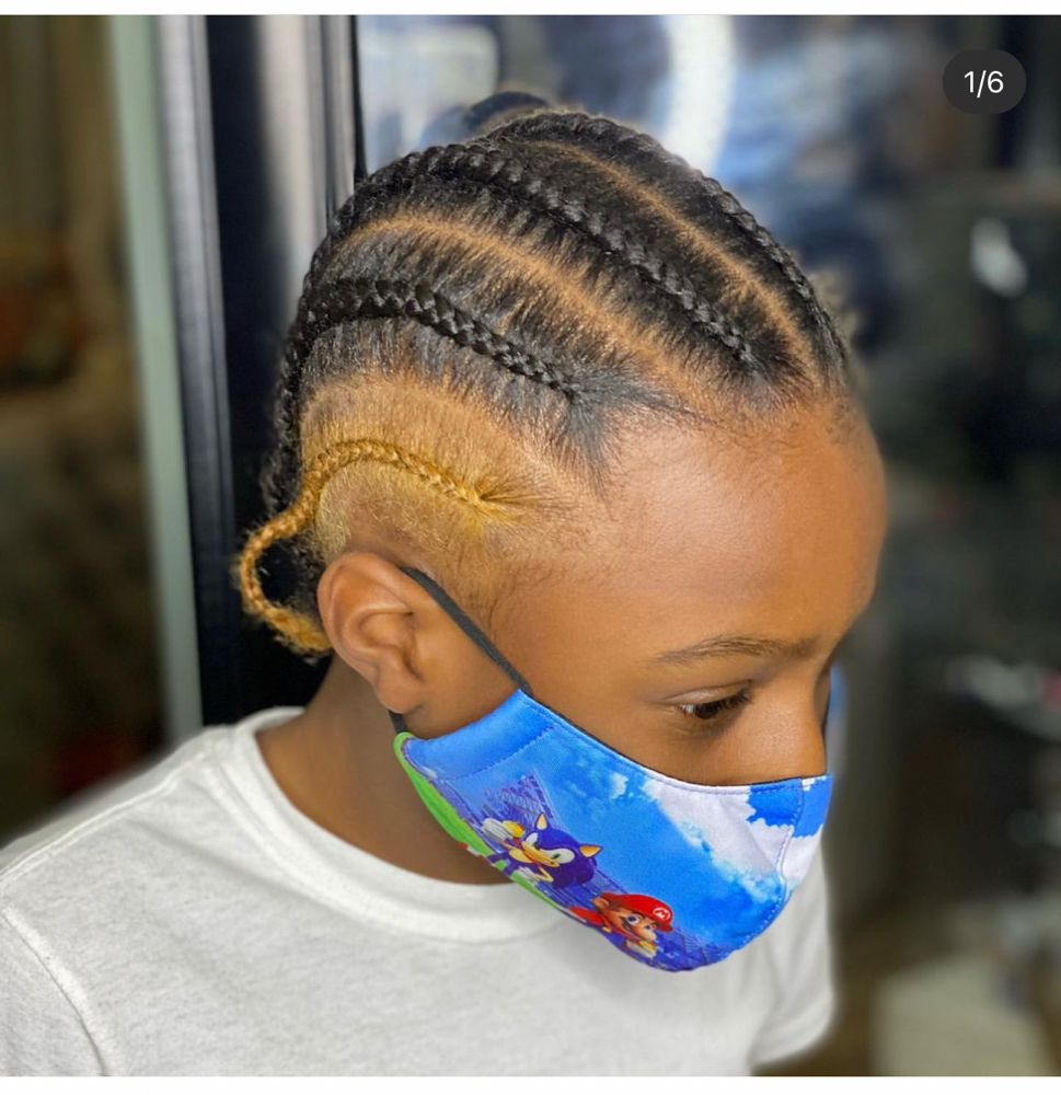 Straight Back Cornrows